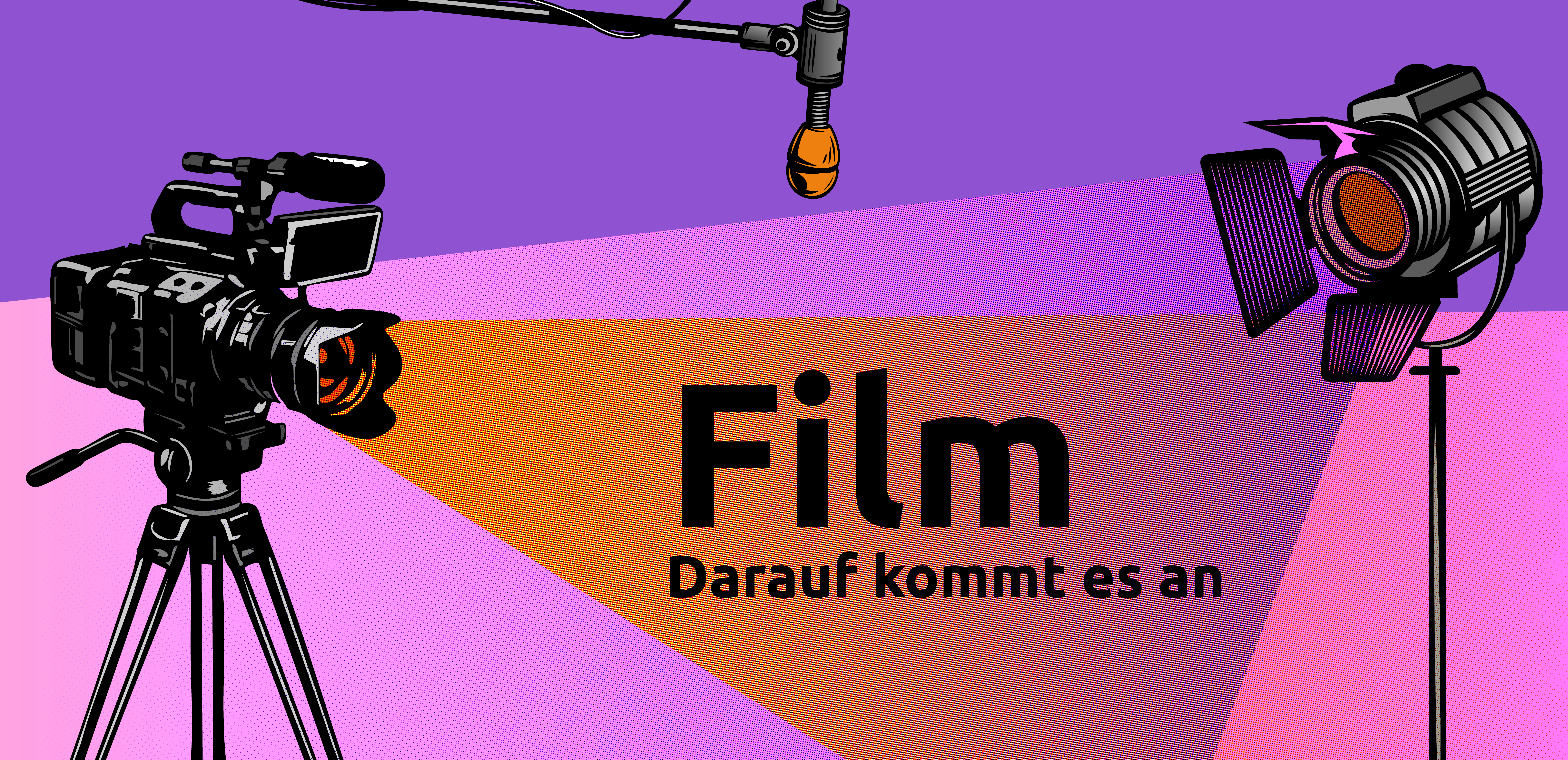 Illustration von Filmkameras