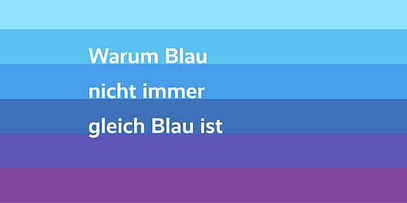Blauer Farbverlauf