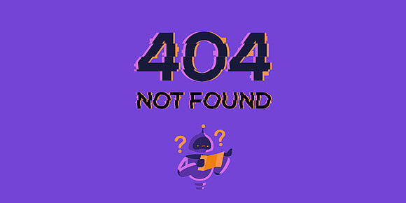 404 Error Symbolbild für Blogbeitrag