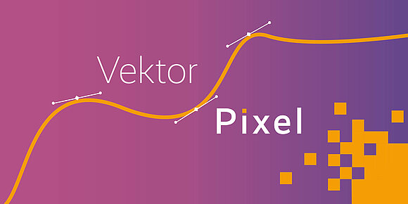 Vector vs. Pixel Schriftzug